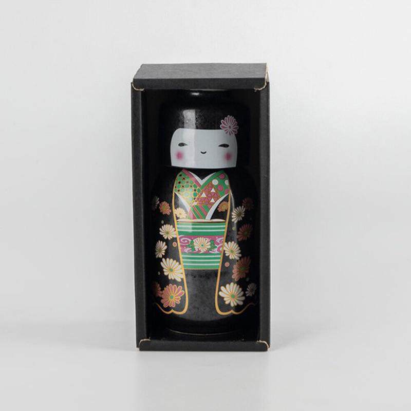 ICHIYAMA进口高档烧酒瓶建盏杯套装装清酒酒瓶带日系图案喝酒杯子
