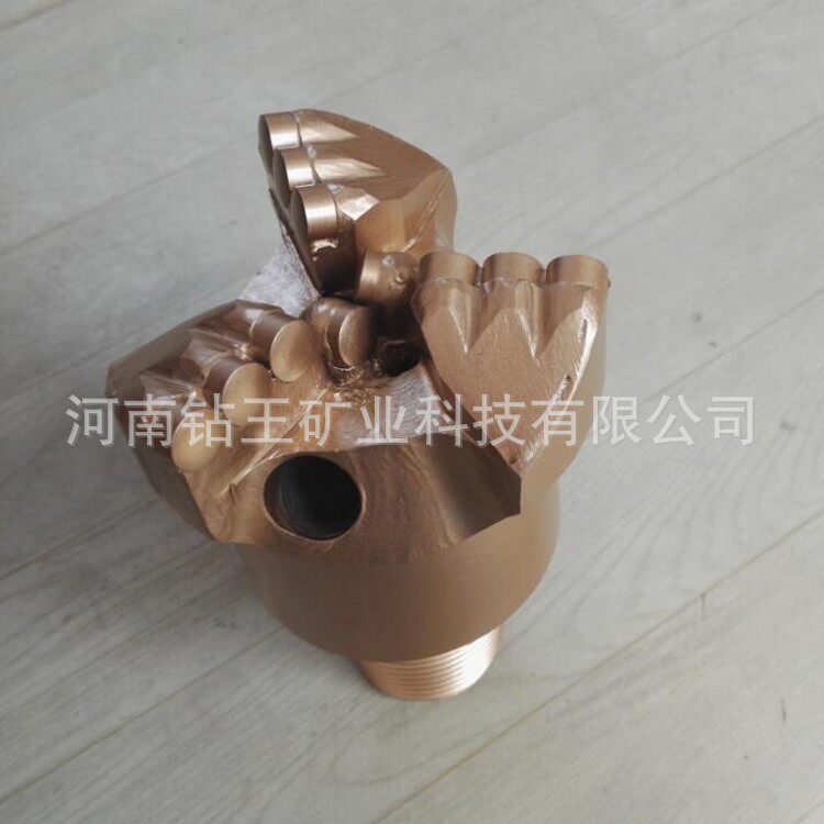 河南钻王金刚石复合片钻头PDC水井钻头 矿用三翼四翼金刚石钻头