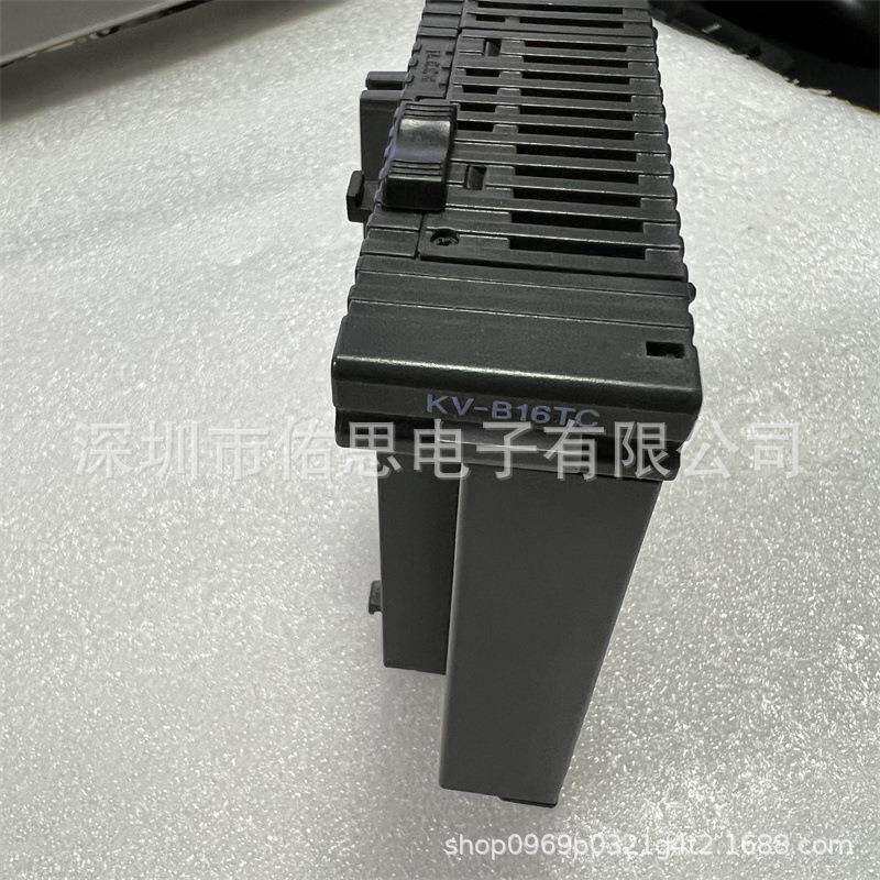 KEYENCE基恩士实图KV-B16TC中大型PLC控制器16点螺丝端子台晶体管