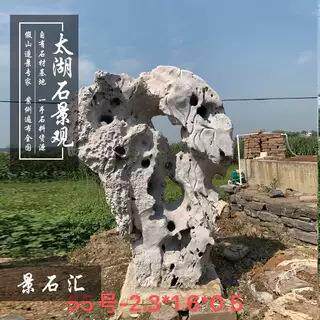 天然原石太湖石造型奇石精品观赏石中式庭院观赏石摆件园林假山石