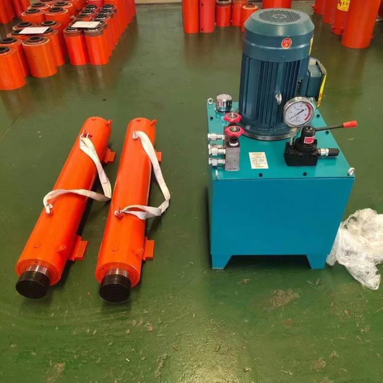 小型液压顶管机导向钻电缆线管铺设千斤顶建筑单杠回拖扩孔钻孔机
