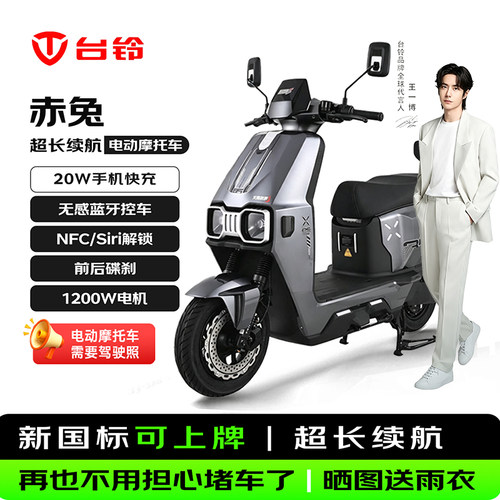 台铃智能铅酸电池72V22Ah长续航
