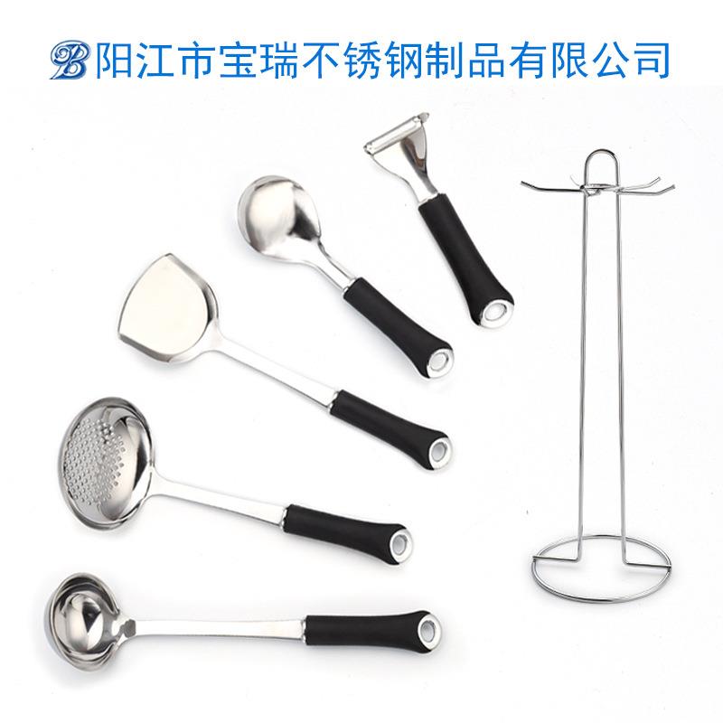 不锈钢汤勺漏勺不锈钢厨具套装锅铲隔油勺雪糕勺打蛋器炒勺漏勺