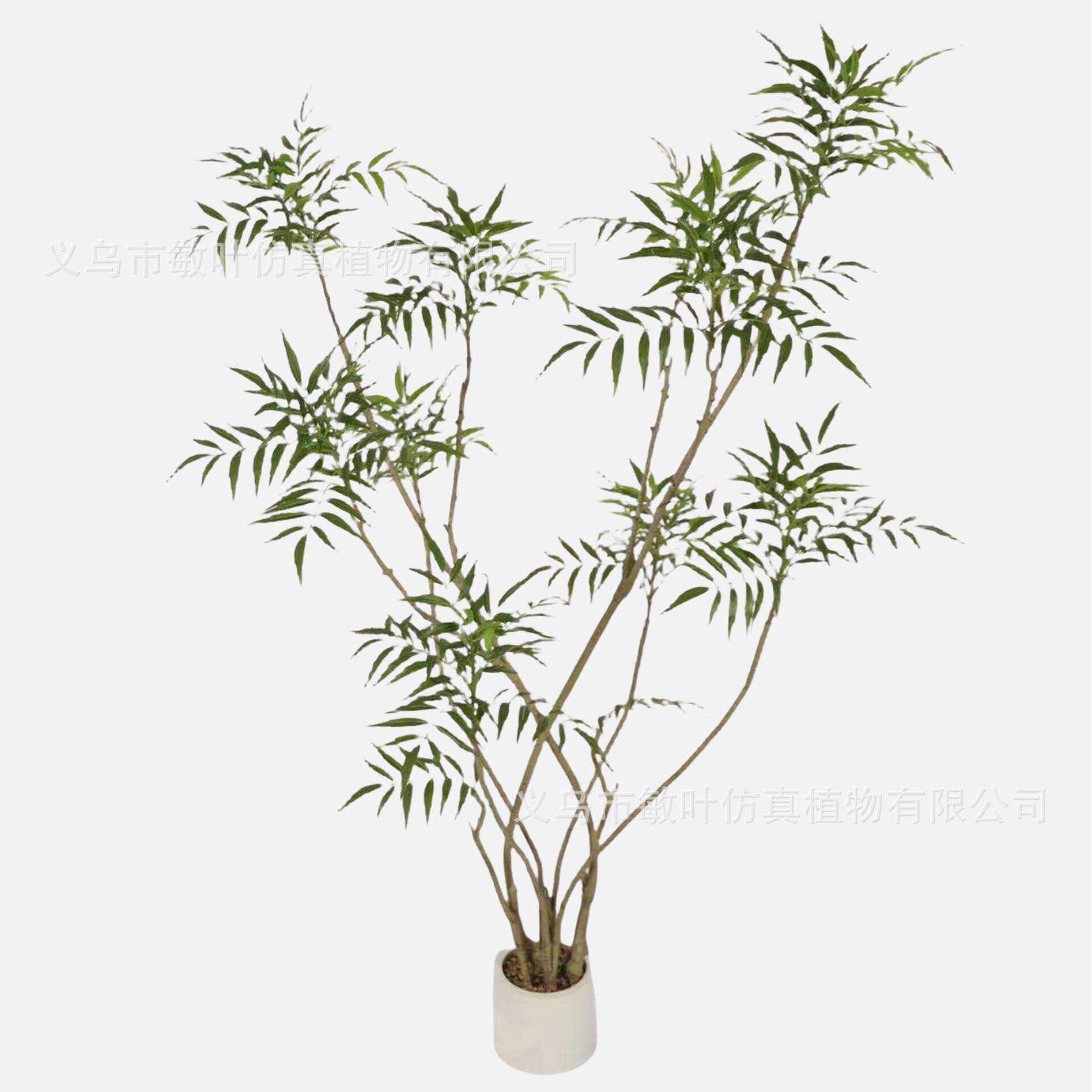仿真十大功劳假植物室内家居装饰落地盆栽绿植橱窗竹叶草南天竹