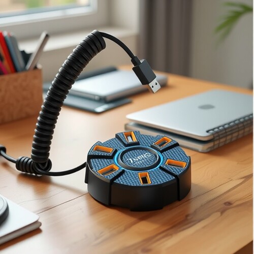 高速hub7口集线器分线器 usb2.0 一拖七口扩展坞