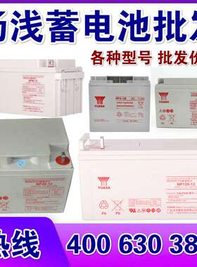 YUASA汤浅蓄电池NP-12V7AH17AH24AH38AH6H100AH120AH15H现货