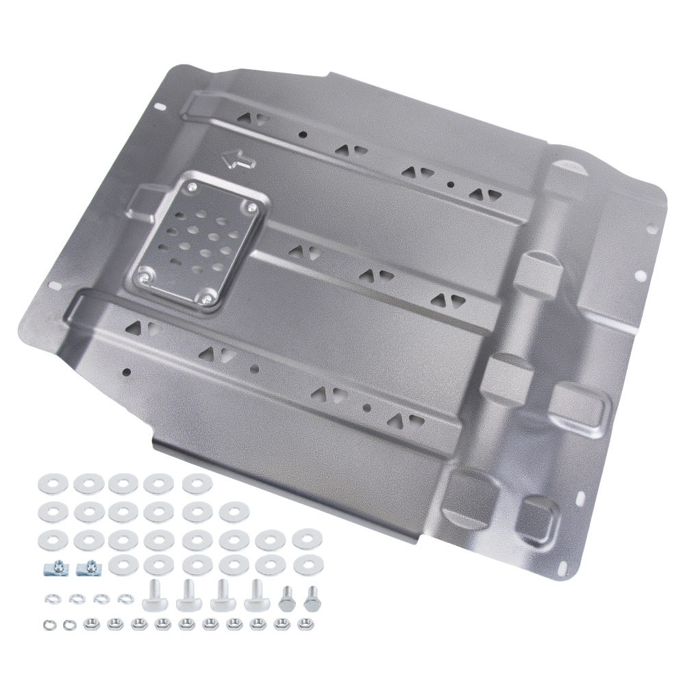 适用15-22福特F150四驱版2.7L/3.5L专用钢制变速箱护板总成防溅板