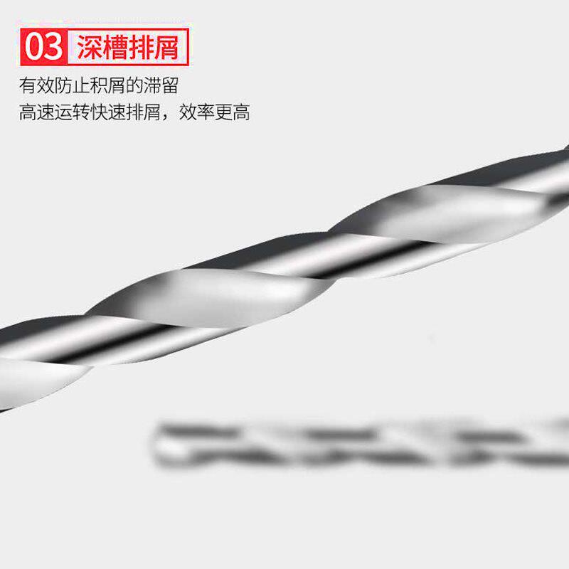 成量直柄加长麻花钻头打孔加长钻咀高速钢直长钻电钻钻床1.0-15MM