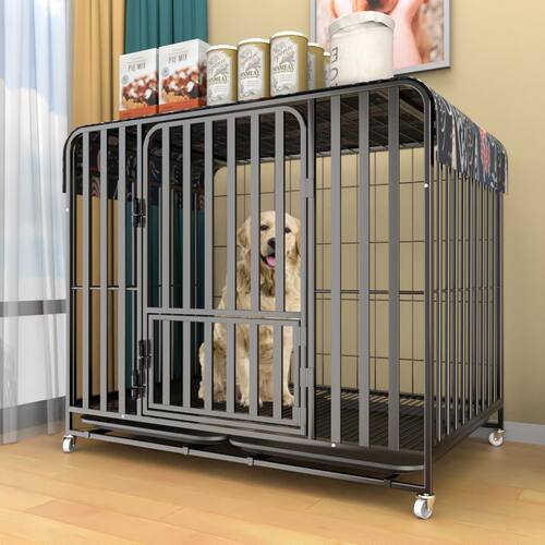 狗笼子大型犬中型犬狗笼带厕所家用室内外金毛拉布拉多笼宠物用品