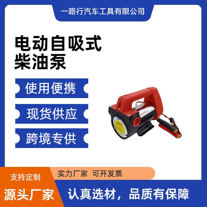 电动抽油泵自吸泵大流量交流直流柴油泵便携加油机12V24V抽油机器