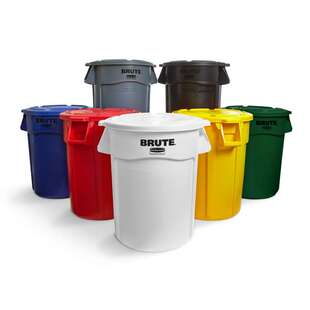 乐柏美垃圾桶大号商用工业家用户外庭院厨余带盖rubbermaid大新款