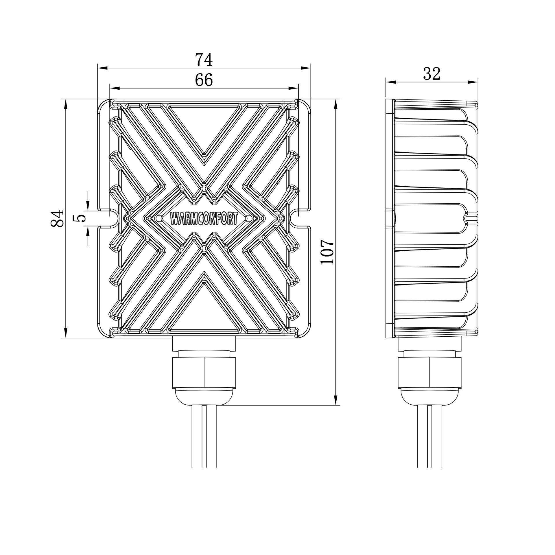 小牛四线五线款慢充快充DC直流转换器30V-120V转12V20A30A40A防水