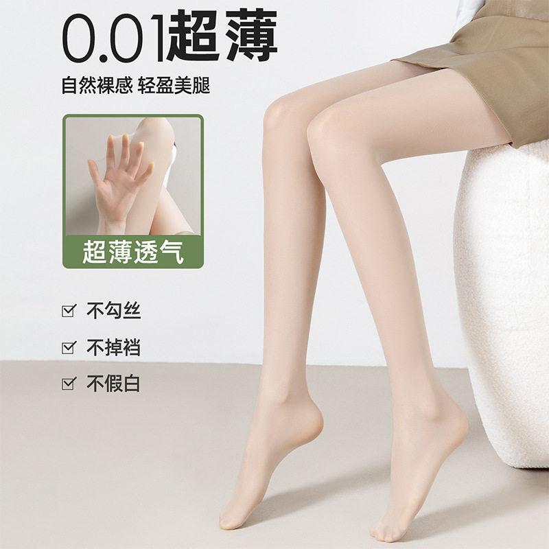 0d丝袜女夏薄款遮瑕防晒美肤袜防勾丝菠萝袜不掉档丝袜女厂家批发