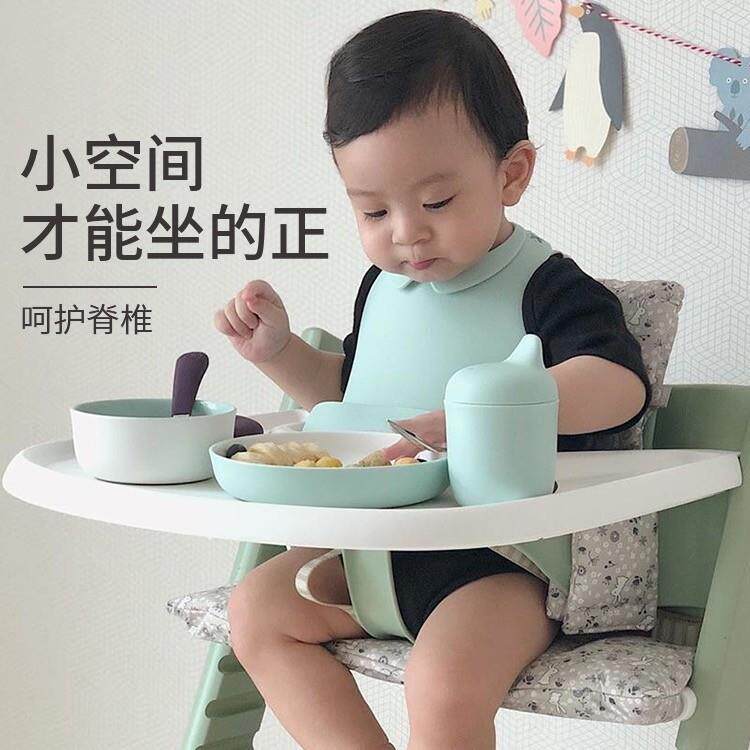 套餐款儿童成长椅餐椅实木婴儿宝宝吃饭座椅可调档儿童学习椅喂饭