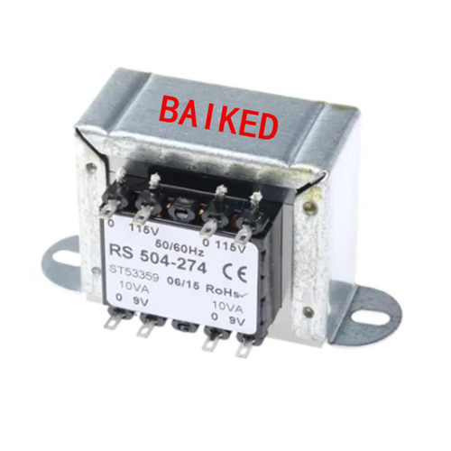 RS 504-274 PRO 20VA 2输出 变压器 115Vac 230Vac输入 9V