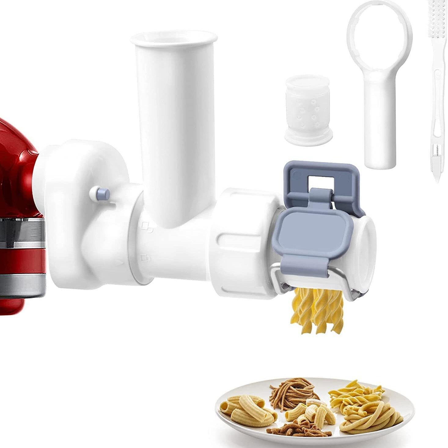 kitchenaid厨师机意面制作配件凯膳怡通用通心粉面条制作工具套装
