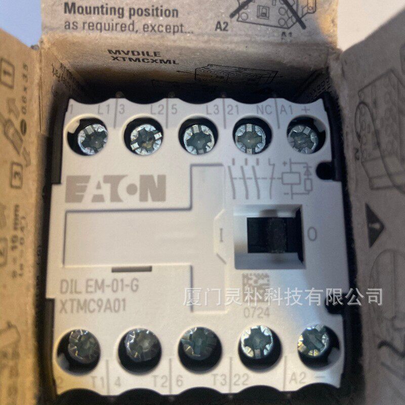 伊顿小型接触器DILEM-10-GDILEM-01-G12V/24V/48V/110V/220VDC