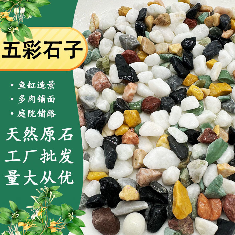 厂家批发1-2cm鹅卵石 多肉铺面庭院铺路小石子庭院造景污水处理用