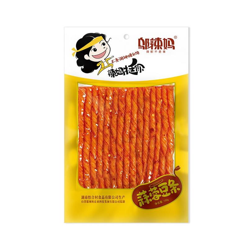 辣条素牛筋蒜蓉豆条大包产品豆筋豆腐干豆制品休闲麻辣零食