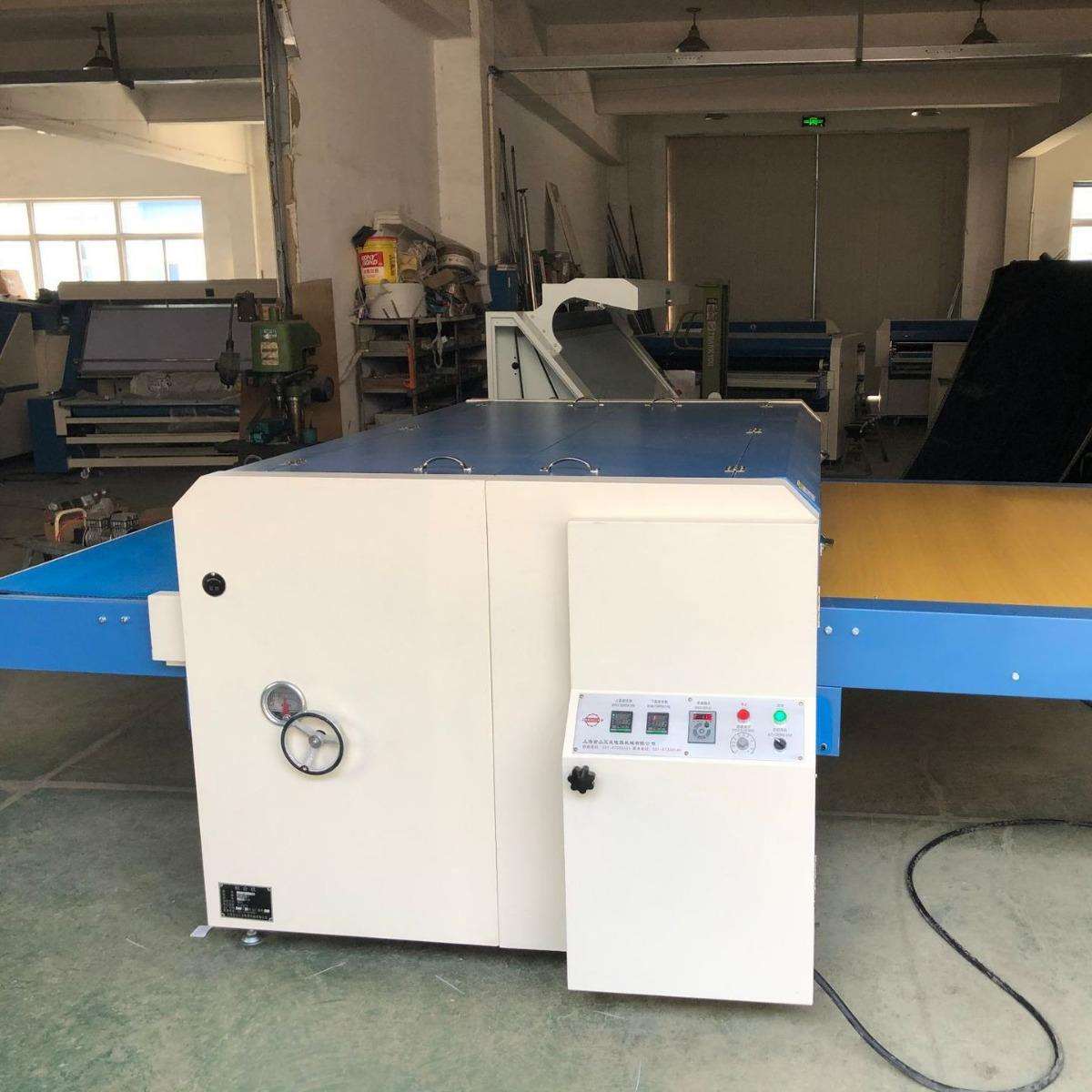 全自动面料粘合机压烫机水溶花边平压定型复合机fusing machine