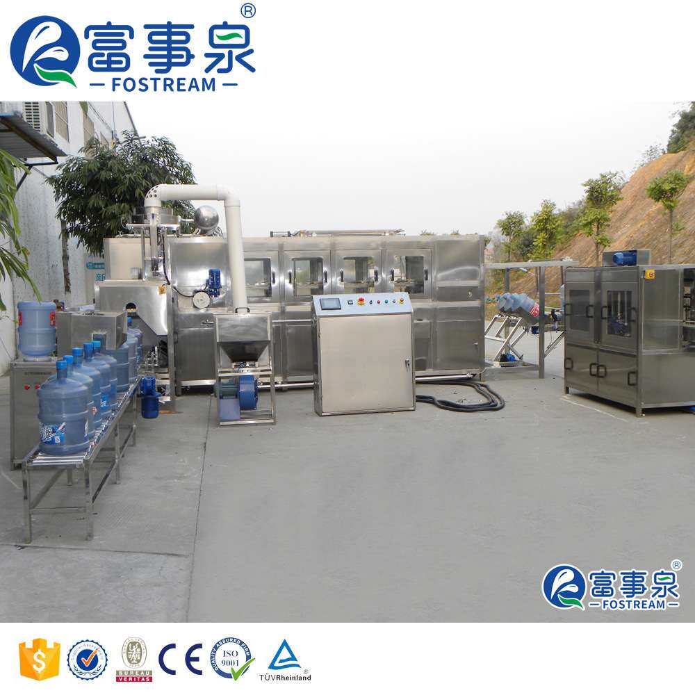 广东江门全自动桶装水生产设备机器大桶水灌装机罐装桶装水生产线