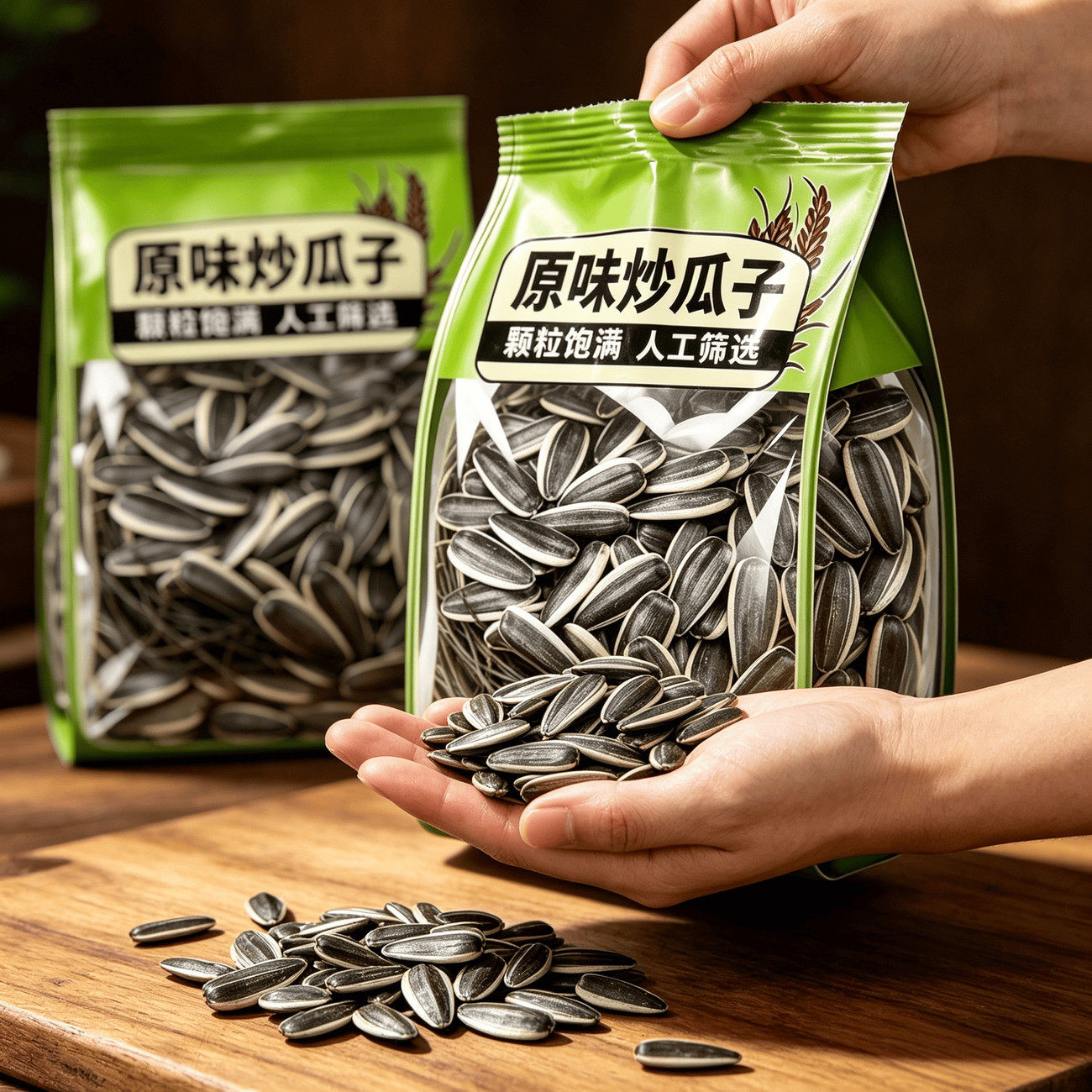 太便宜了】新货大颗粒熟原味大瓜子葵花籽休闲零食炒货原味熟瓜子