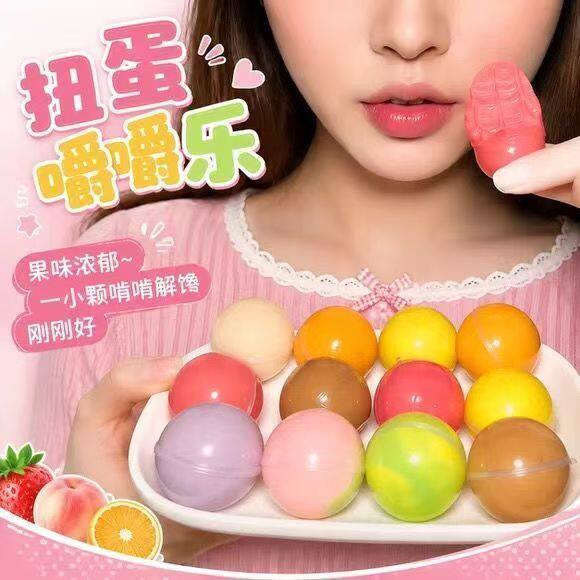 扭蛋嚼嚼乐】水果味嚼嚼乐耐嚼嚼乐扭蛋水果创意小零食点心糖果