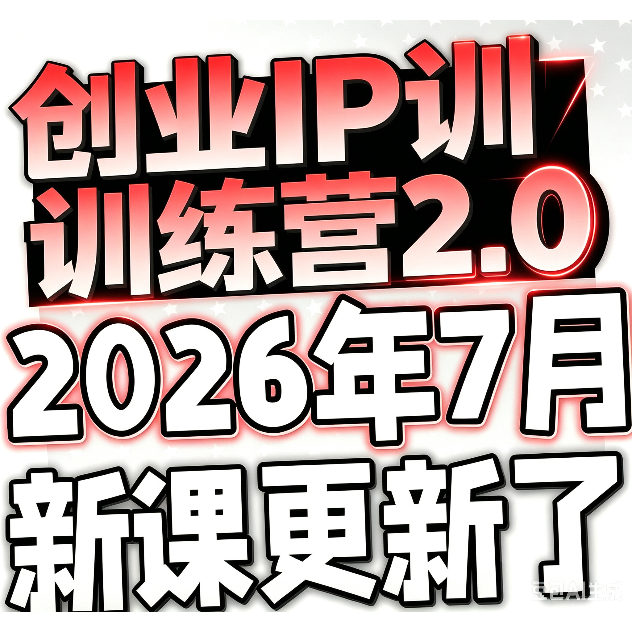 2026年从0到1个人ip打造教程私域营销变现创业人做私域系统新课程