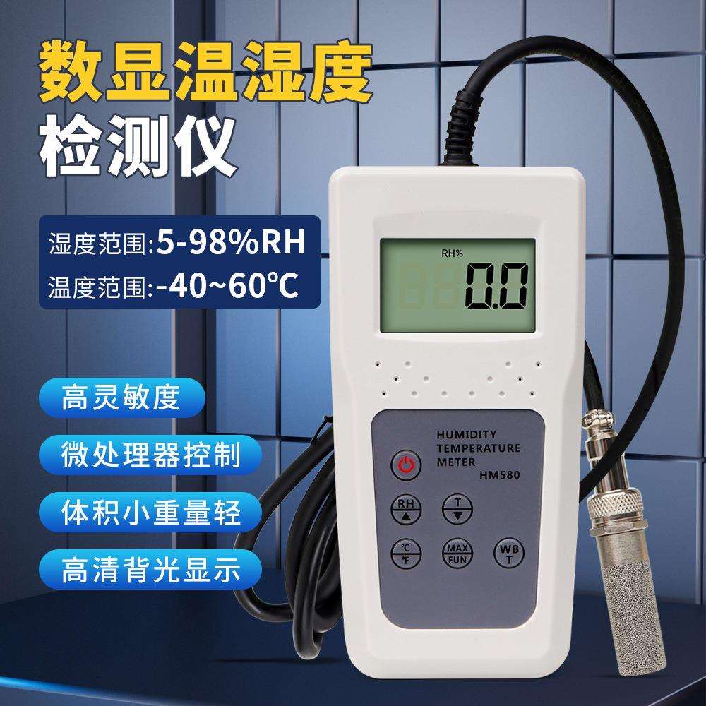 HM580工业级气体专用温湿度计气体空气温湿 度高精度温湿度仪