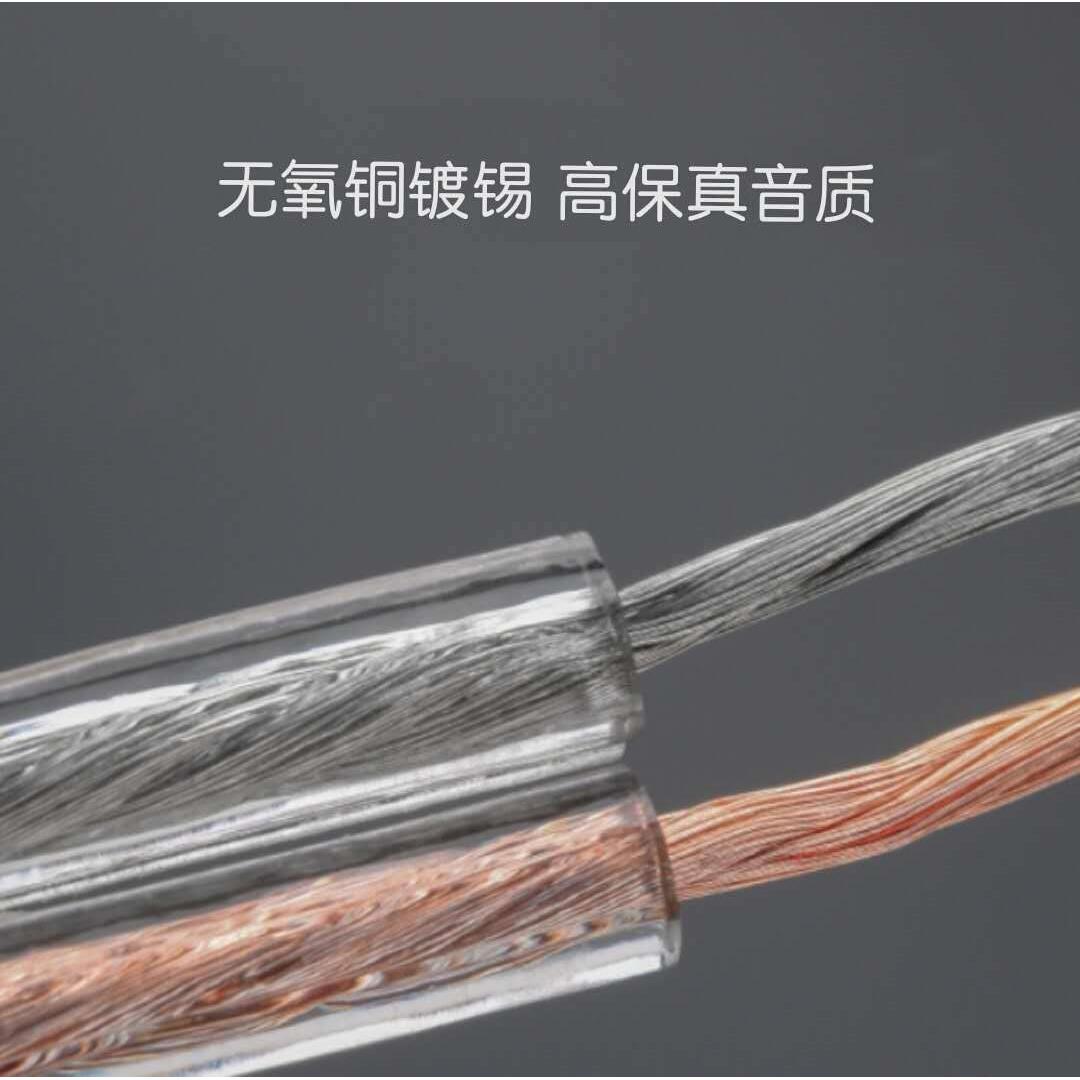 RVH2*100/150/200/250/300芯音响线纯铜喇叭线金银线音频音响线