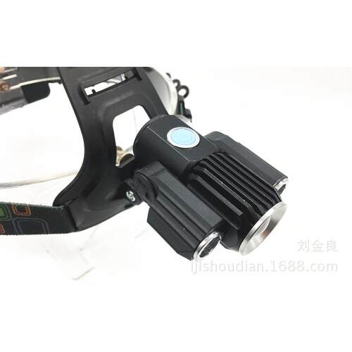 XML-T6自行车车灯探洞夜骑头灯T6强光夜灯 伸缩调焦 180度旋转
