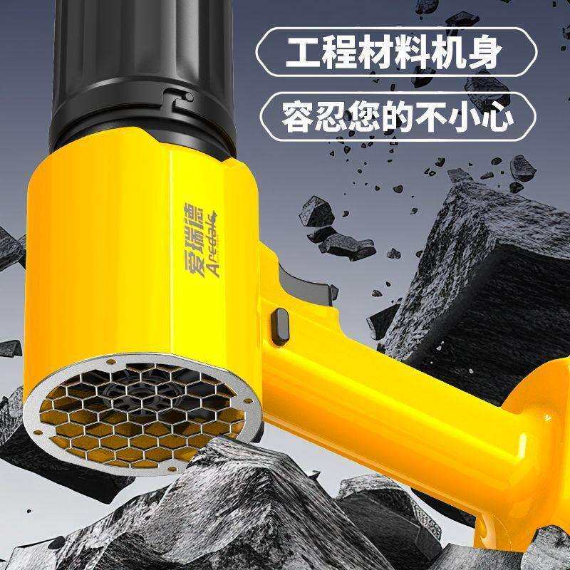 暴风机无刷锂电吹树叶吹尘机大功率无线充电式涡轮增压暴力风扇跨