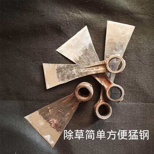 新型锻打农用汽车连杆锄头锰钢一体挖冬笋锄头老式挖土地开荒