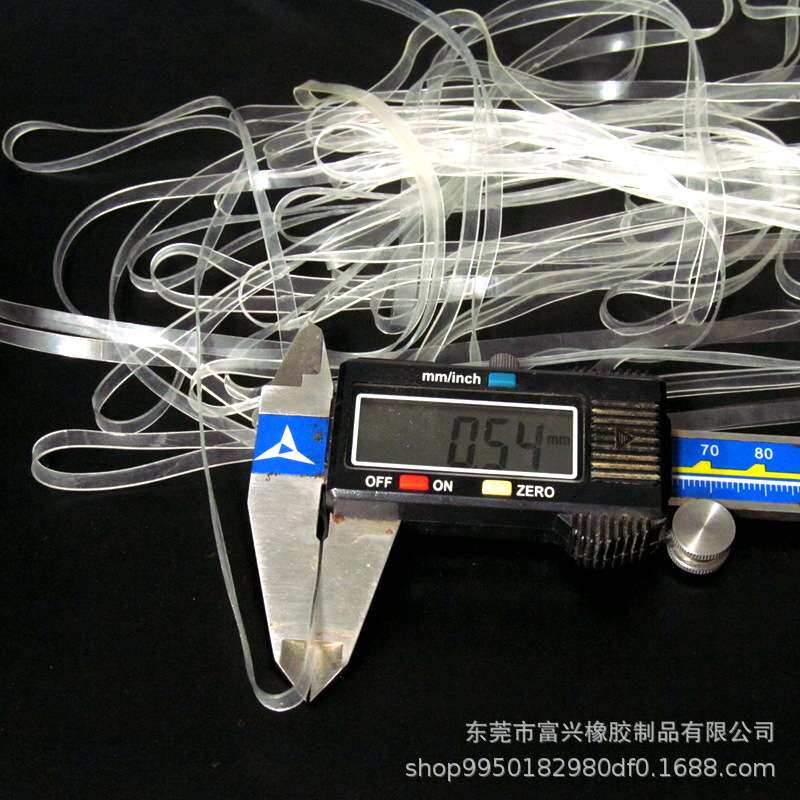 橡皮筋防老化胶圈TPU透明4mm宽耐高温抗老化橡皮筋圈