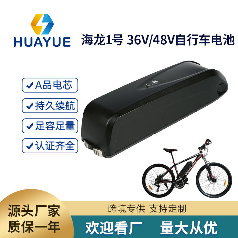 海龙一号36V48V助力车山地车自行车大容量17Ah动力锂电组工厂批发