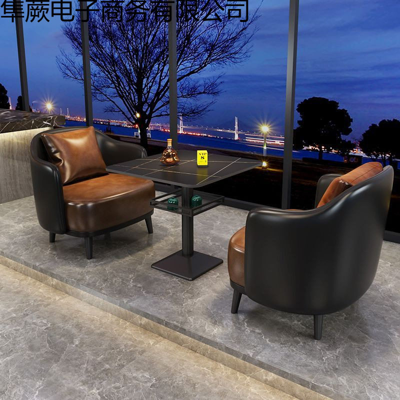 酒吧卡座沙发咖啡厅西餐厅清吧桌子静吧音乐餐吧小酒馆餐桌椅组合