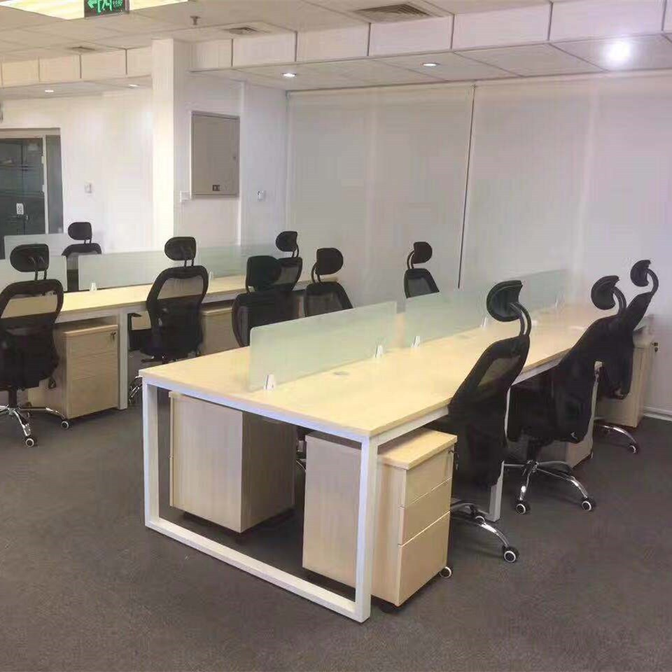北京办公家具现代办公桌椅职员办公桌电脑桌四人位员工桌质保送货