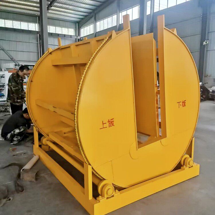 非标自动化液压翻板机人造木地板180度C型翻板机自动输出翻转台