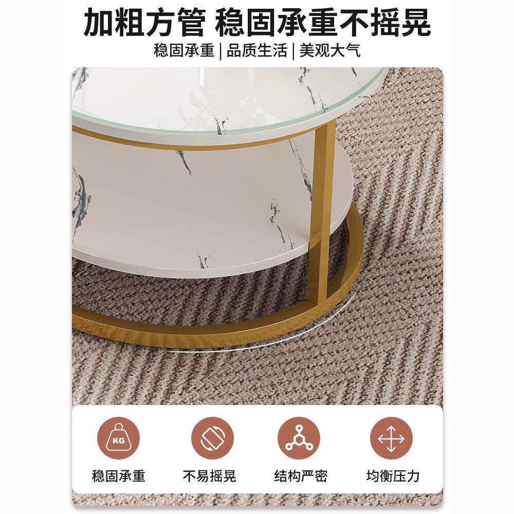 茶几客厅家用简易小户型极简茶桌出租屋用沙发阳台玻璃茶几小卓子