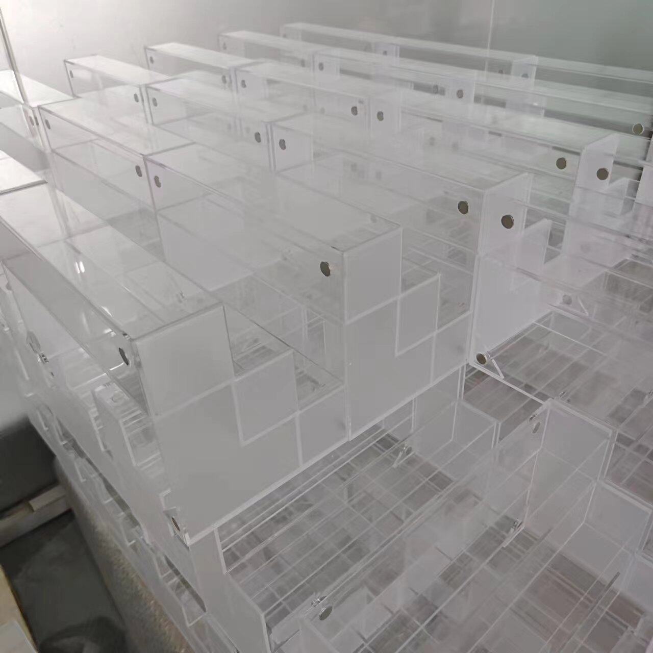 亚克力展示盒罩子展架有机玻璃透明盒子保护罩加工制作