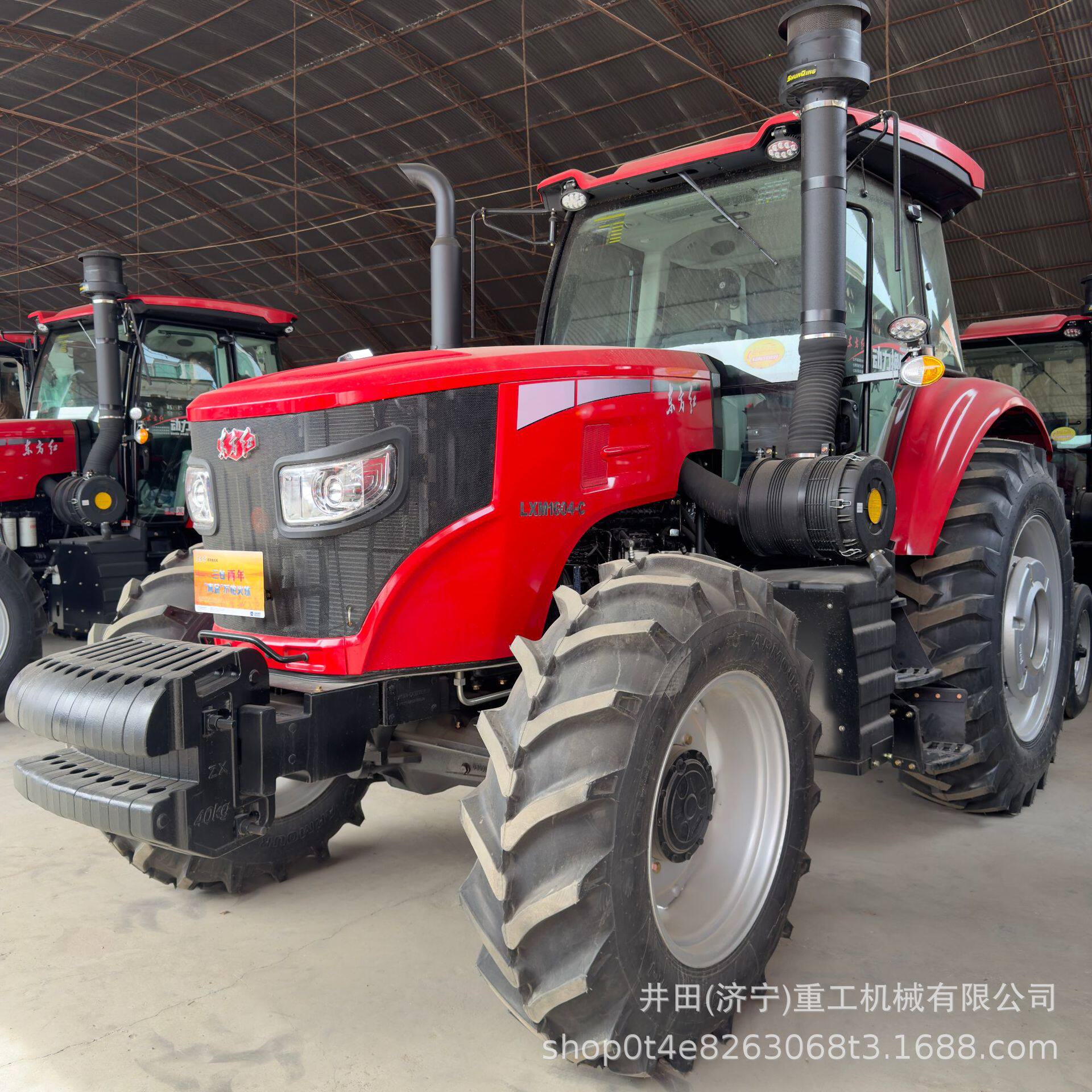 东方红LXM1604农机水旱两用强动力旋耕犁地机大型轮式四轮拖拉机