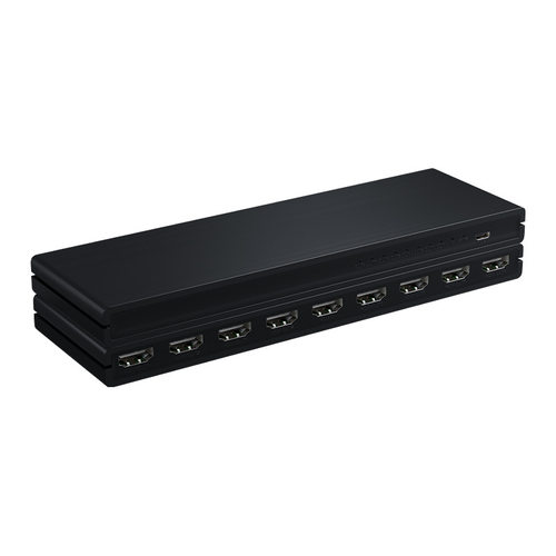 新款 4K1进8出分配器 hdmi 1*8分配器 4KHDMI 1分8塑胶壳hdmi