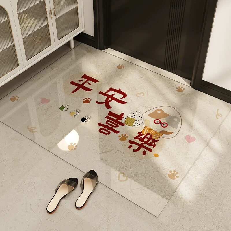 PV软玻璃透明入户门地垫防滑门毯垫玄关大门口免洗可擦耐脏脚垫