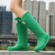女款 外穿日系舒适水鞋 2024新款 防水防滑雨靴时尚 加绒胶鞋 高筒雨鞋