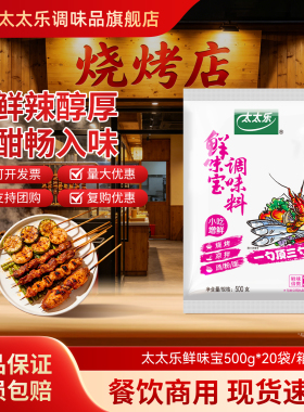 【整箱餐饮装】太太乐鲜味宝500g*20调味商用开店大袋麻辣烫