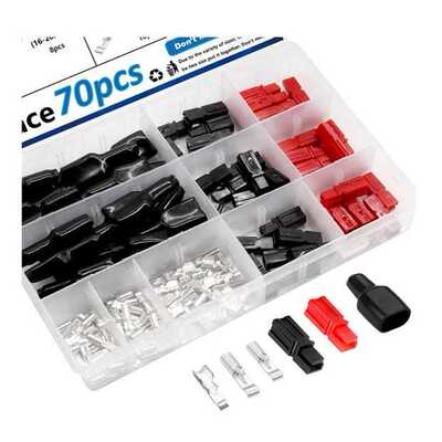 安德-森式端子 70Pcs /110pcs/ 15/30/45Amp叉车大电流单极连接器