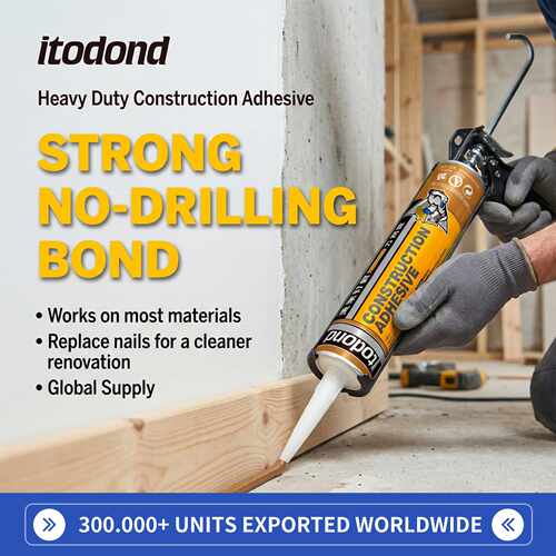itodond eco friendly no drilling grab adhesive for wood tile