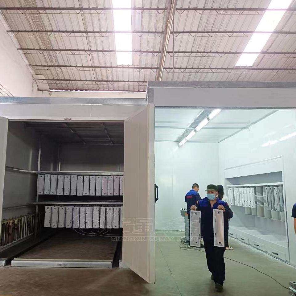 电加热高温烤漆房静电喷粉喷塑设备油漆喷砂工业喷涂广告字体喷烤