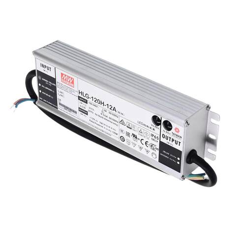 明纬电源 HLG-120H-36A 120WLED高架照明电源