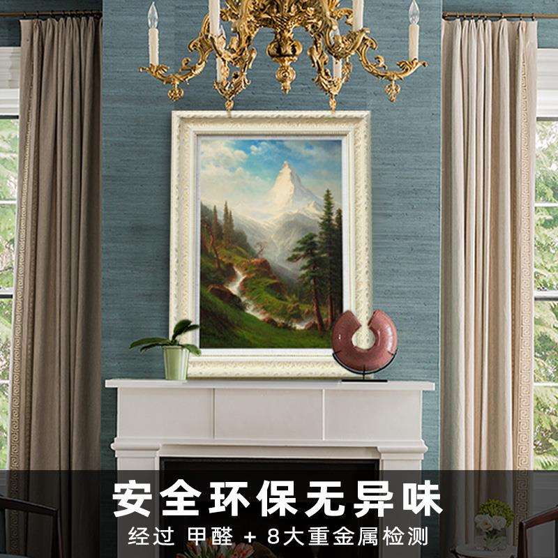 马特峰 欧式风景油画版画 玄关走廊大堂餐厅竖幅装饰画